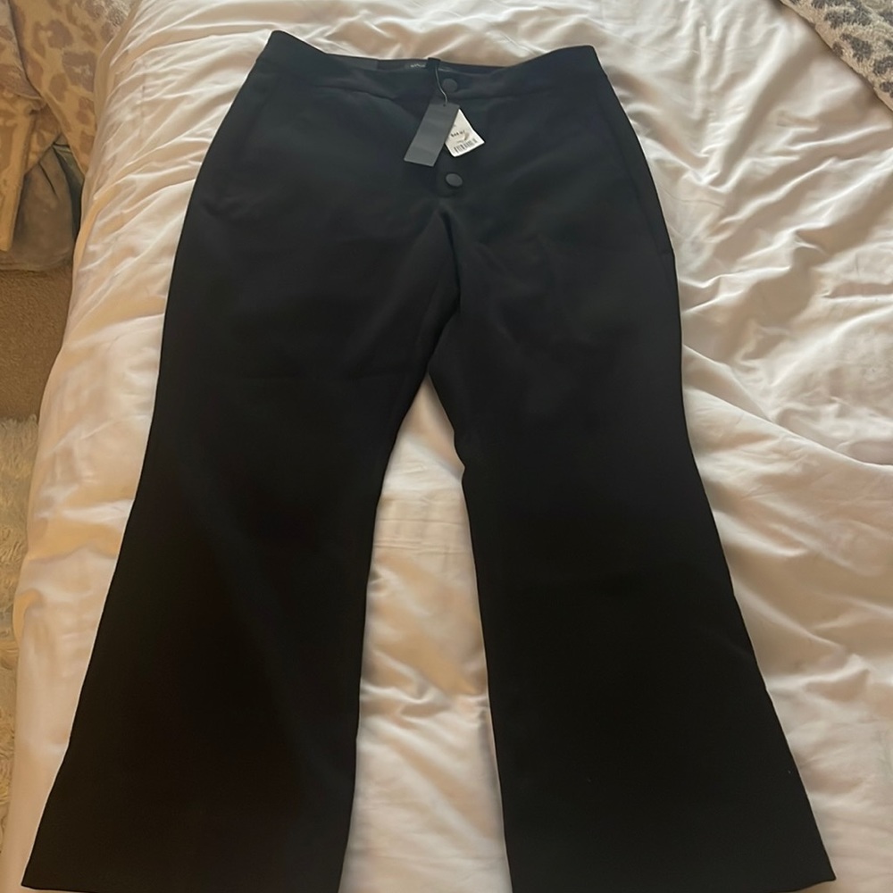 High Rise crop flare pants Banana Republic